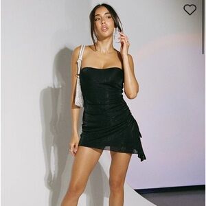 Princess Polly Donelli mini dress in black